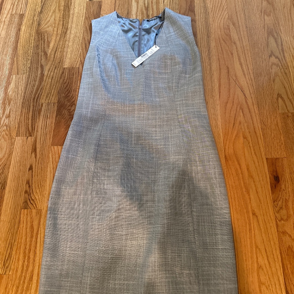 Tahari Dress Grey with tags